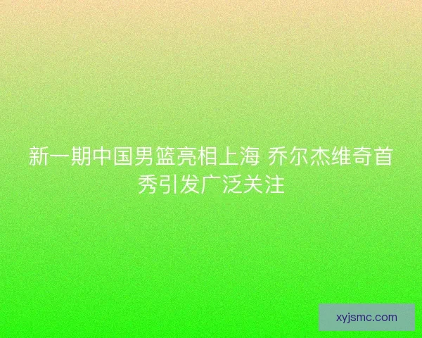 新一期中国男篮亮相上海 乔尔杰维奇首秀引发广泛关注